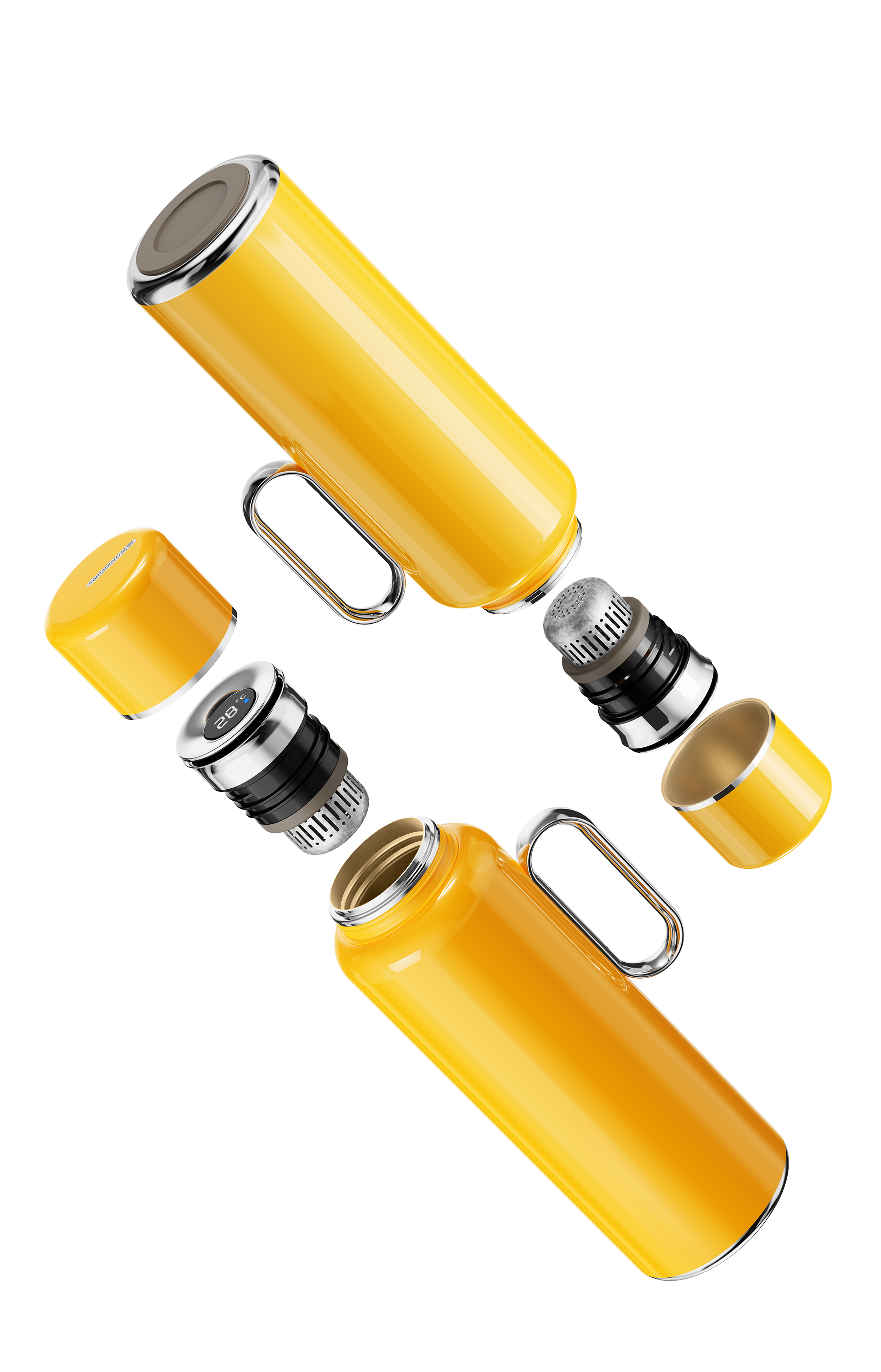 Bouteille Isotherme Nomad Safran (800 ml)